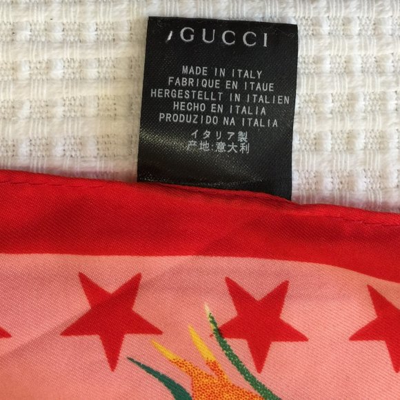 GUCCI "L' AVEUGLE  PAR  AMOUR"" AUTHENTIC SNAKE/ BUTTERFLY SILK SCARF - Picture 4 of 5